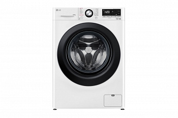 Узкая стирально-сушильная машина LG F2V3FR6W с паром, 9/5 кг