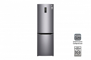 Объем 354л, Холодильник LG GA-B419SLUL Total No Frost, Графитовый, Multi Air Flow