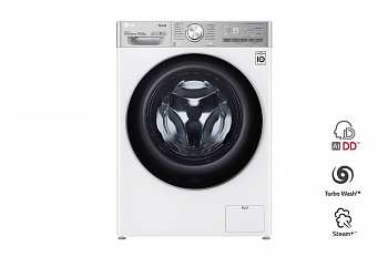 Стиральная машина LG TW4V9RW9E с паром, технология AI DD, 10,5 кг