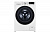 Узкая стирально-сушильная машина LG F2V5HG1W с паром, 7/5 кг