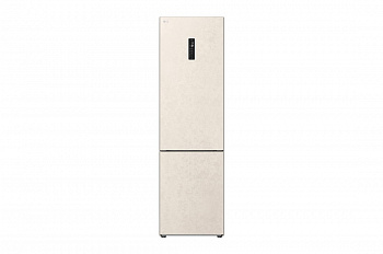 422 л, Холодильник LG GC-B509ANMW DoorCooling⁺ с нижней морозильной камерой, Гигиенический фильтр, Складная полка