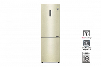 Холодильник LG GA-B459CEWL | 374л | DoorCooling⁺ | Бежевый