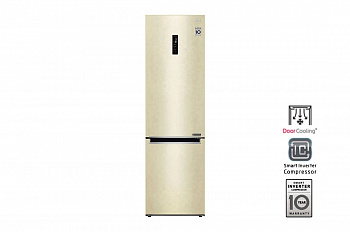 Холодильник LG GA-B509MESL | 384л | DoorCooling+ | Бежевый