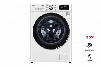 Стиральная машина LG F2V9GW9W с технологией AI DD, 8,5 кг